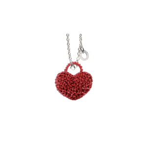 CUORI/BAG CHARM<br>ROSSO OPACO / ROSSO OPACO