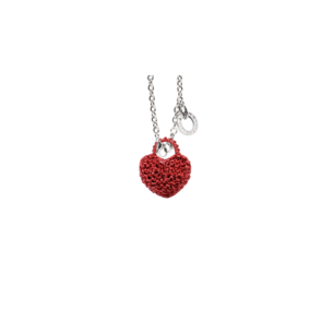 CUORI/MINI BAG CHARM<br>ROSSO OPACO / ROSSO OPACO